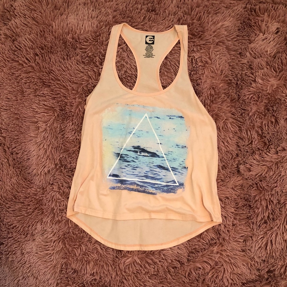 Pink billabong tank top